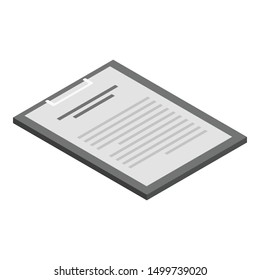 Checkboard icon. Isometric of checkboard vector icon for web design isolated on white background