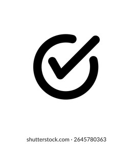 Caixa de seleção, marca, lista de verificação, ícone de marca
