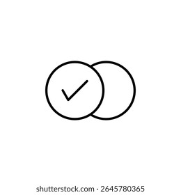 Casilla de verificación, comprobación, lista de comprobación, icono de marca