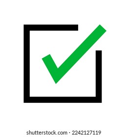 Checkbox. Choice box. Task icon. Vector.