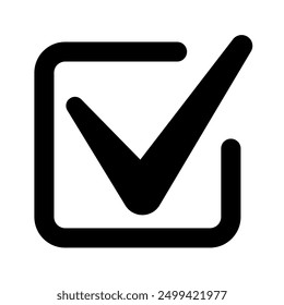 Checkbox icon. Check box symbol.