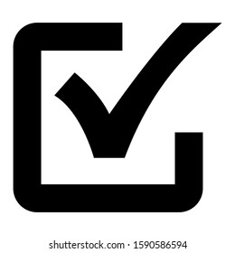 checkbox icon isolated sign symbol vector illustration - high quality black style vector icons
