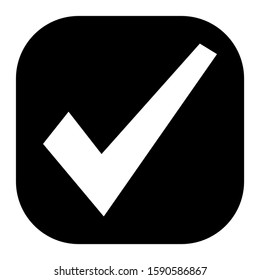 checkbox icon isolated sign symbol vector illustration - high quality black style vector icons
