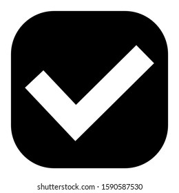 checkbox icon isolated sign symbol vector illustration - high quality black style vector icons

