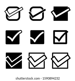 checkbox icon isolated sign symbol vector illustration - Collection of high quality black style vector icons
