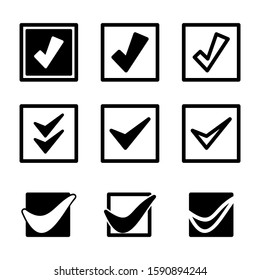 checkbox icon isolated sign symbol vector illustration - Collection of high quality black style vector icons
