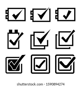 checkbox icon isolated sign symbol vector illustration - Collection of high quality black style vector icons
