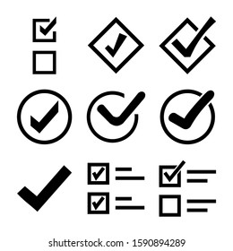 checkbox icon isolated sign symbol vector illustration - Collection of high quality black style vector icons
