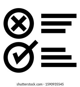 checkbox icon isolated sign symbol vector illustration - high quality black style vector icons
