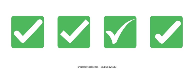 Checkbox icon. Thin, Light Regular And Bold style design isolated on white background .Vector Illustration .EPS 10 .