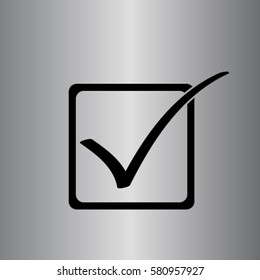 Checkbox icon, vector illustration