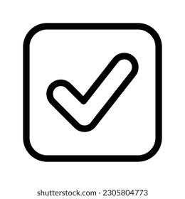 Checkbox Icon Vector Symbol Design Illustration