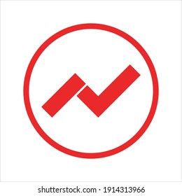 La casilla de verificación crea la forma de letra N.