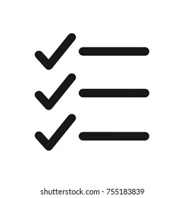Checkbox list icon