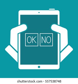 Checkbox question - Minimal vector icon