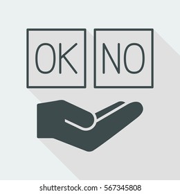 Checkbox question - Minimal vector icon