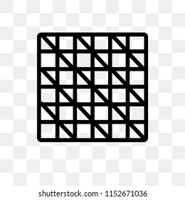Checke vector icon isolated on transparent background, Checke logo concept
