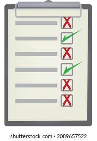 Checked clip-border folder. vector illustration