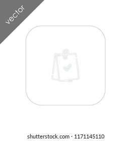 checked notes icon