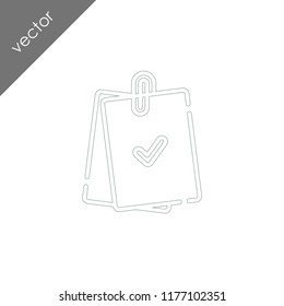 checked notes icon