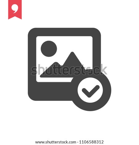 checked photo icon