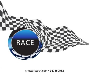 checked race flag background