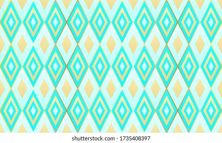 Motif géométrique sans soudure - formes rhombus cochées. L'ornement de tuiles en grille or tendance.  Mosaïque d'impression textile rhombus design graphique sans soudure. Motif d'arrière-plan de motif rétro.
