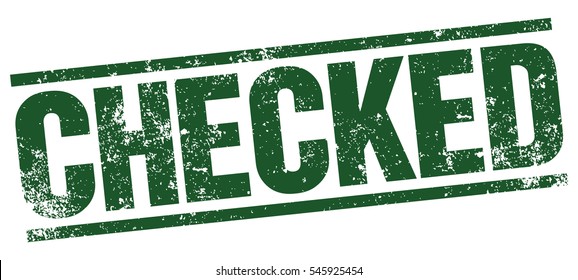Checked stamp