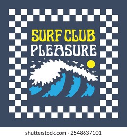 Verificado o prazer do clube de surf verão