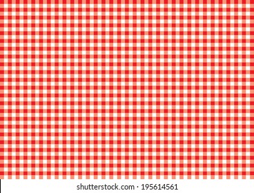 Checked Table Cloth Pattern. Vector