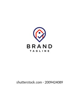 Checked Tag inside Pin Icon