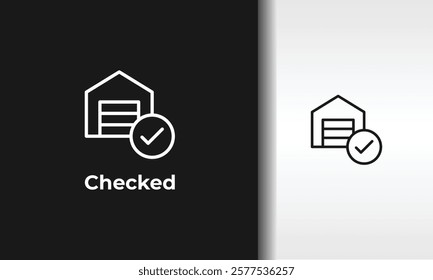 Checked Vector, Icon Or Logo Sign Isolated Symbol Illustration