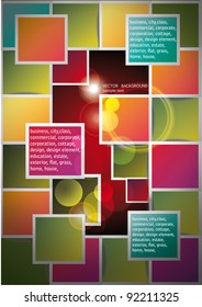 checker abstract background Under magnifying glass