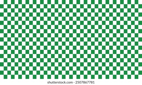 Checker background in Black, Red, Green and light green color. Checkered flag. Racing flag. Race background. Vector illustration