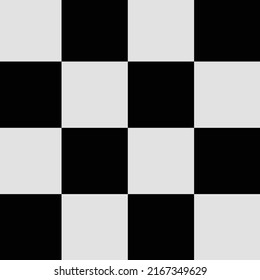 Checker black and white racing and chessboard pattern.