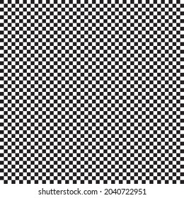Fondo del tablero de cheques. Blanco y negro. Ilustración vectorial aislada