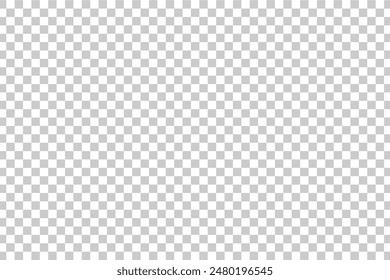 Checker board transparent artboard background opacity, square grid line grey and white vector illustration
