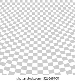 Checker chess square abstract distorted background for transparent illustrations. Vector illustration