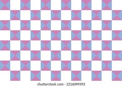 Checker Pattern Images is a pattern of modified stripes consisting of crossed horizontal and vertical lines which form squares.