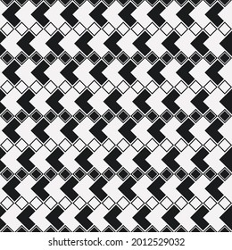 Checker rhombs wallpaper. Vector seamless repeated rhombuses ornament pattern.