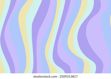 Checkerboard background with wavy lines. Trippy design with retro colors