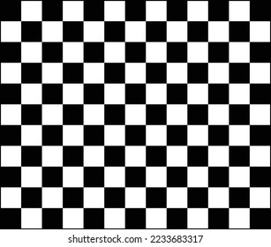 checkerboard black and white pattern