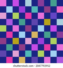 Checkerboard colorful pattern background Beautiful design