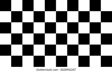 Checkerboard finishing flag, vector image