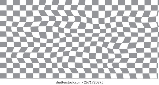 Checkerboard grey and white seamless pattern. Background vector illustration.