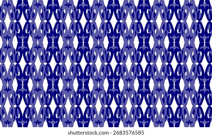 Patrón del tablero de ajedrez con el bloque de Louis del diamante, modelo inconsútil con las flores azules y púrpuras, flor azul en el bloque del diseño azul del fondo para la impresión de la tela, control de cerámica del estilo japonés