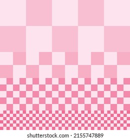 Checkerboard Pattern Pink Fun Funky Retro Y2K 90s Fashion Seamless Repeat Pattern