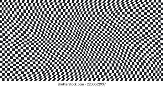 The checkerboard pattern is seamless and twisted. Can be extended indefinitely. Suitable for packaging, print, decor and stylish design.