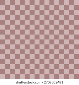 Checkerboard pattern with soft pink and muted mauve squares creating calm design