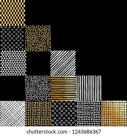 A checkerboard pattern that combines a modern and stylish small pattern